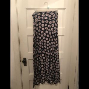 Floral maxi skirt